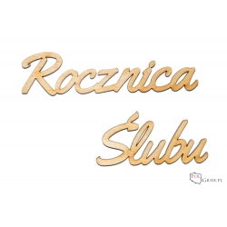 Rocznica Ślubu - napis  A082
